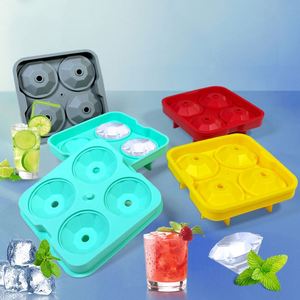 Bac à glaçons en silicone de qualité supérieure avec couvercle, réutilisable, portable, facile à nettoyer, capacité de 200 ml, glaçons parfaits à chaque fois, outils pour la crème glacée - Product Image 1