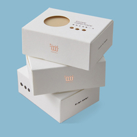 Boîte à savon ronde pliable personnalisée de 100 g, emballage de boîte à savon d'hôtel, enveloppe de boîte à savon personnalisée, type de boîte à dossier