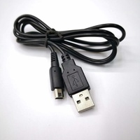 Câble de charge sans fil HYT ABS+Metal 1,2 m noir pour DS/3DS/3DS XL/LL/- Haute qualité