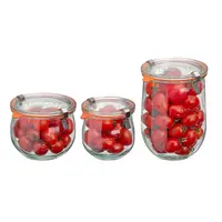 WECK - Mini Tulip Jelly Jar, Airtight Glass Containers