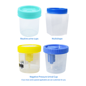 Conteneur d'urine <span class=keywords><strong>jetable</strong></span> stérile de 30 ml à 120 ml, gobelet à échantillons médical gradué, étanche avec étiquette inscriptible pour analyse d'urine - Product Image 2