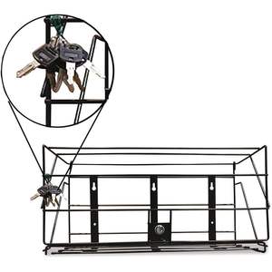 Boardwalk 1-Shelf Locking Rack for 3 Liter PDC <b>Cleaner</b> Bottles 24w X 10d X 12h Black for <b>Commercial</b> <b>Cleaners</b> - Product Image 4