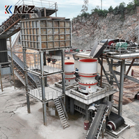 Ligne de production de concassage de pierres de 50 à 80 TPH de rendement énergétique KLZ pour machines minières Boîte de vitesse PLC pour galets de rivière