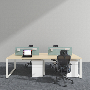 Custom Steel Leg Structure Open Mudular 4-Person 6-Person Face-To-Face <strong>Linear</strong> <strong>Workstation</strong> Desk Office Furniture <strong>Workstations</strong> - Product Image 5