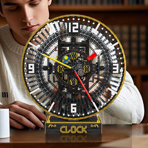 Ensemble de blocs de construction d'horloge mécanique à moteur Mould King 10160, kit de modèle créatif DIY, cadeau pour adultes - Product Image 3