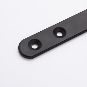 Soporte de pared en forma de L Jfs de 5 mm de grosor, resistente, negro, para muebles de gabinete - Product Image 3