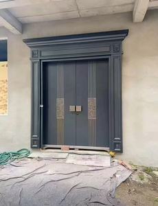 ประตูรั้วลานบ้านดีไซน์ทันสมัย ผลิตจากสแตนเลสและอะลูมิเนียม ทนทาน เหมาะสำหรับใช้งานกลางแจ้งในอาคารสำนักงาน บ้านพักตากอากาศ ติดตั้งง่าย - Product Image 5