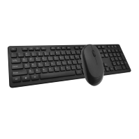 Ensemble Clavier et Souris Filaire USB pour Ordinateur de Bureau ou Télétravail