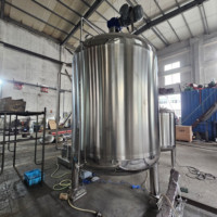 Machine automatique de fabrication de beurre de cacahuète et de confiture, cuve de mélange de beurre de cacao avec agitateur