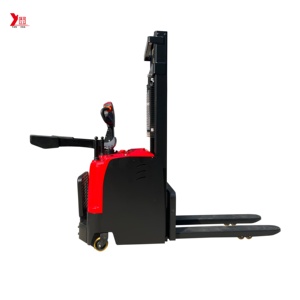 Chariot élévateur à conducteur debout YANCHA <span class=keywords><strong>2</strong></span> tonnes, transpalette électrique complet, gerbeur hydraulique avec déplaceur latéral, 3 kW 24 V, roues PU/Nylon, propulsion arrière - Product Image 4