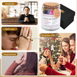 Dropshipping Versículo DE LA Biblia Jar Léeme cuando los versículos de la Biblia Jar para emociones y sentimientos Escritura Fe Oración Esperanza Tarro Regalo - Product Image 5