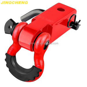 Sartiame <span class=keywords><strong>gancio</strong></span> di <span class=keywords><strong>traino</strong></span> ricevitore a vite zincato perno D grillo forgiato arco grillo pesante fuori strada tirante rosso Made in China - Product Image 2