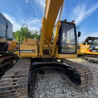 Excavatrice d'occasion CAT 320B à faible nombre d'heures de fonctionnement, moteur 3066T d'origine, hydraulique Caterpillar complet, idéale pour le remblaiement de chantier et les travaux de construction routière