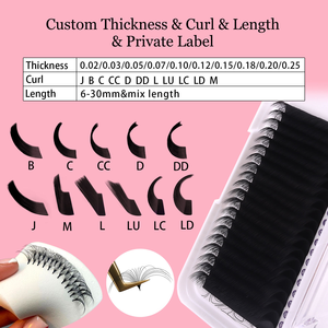 Plateau à cils en velours noir mat, prix d'usine, vente en gros, extension de cils en cachemire les mieux notées - Product Image 6