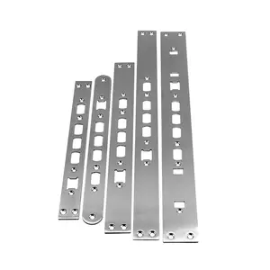 Customized factory stamping sheet metal fabrication parts suppliers service window door hardware strike plates for door locks