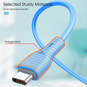 Câble de données mat multi de TPE de câble d'USB de la couleur 6Ft de C pour la plupart de type téléphone micro d'<span class=keywords><strong>IP</strong></span> de C - Product Image 2