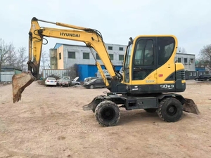 Used Original Korea Hyundai 60W Second <b>Hand</b> Wheel <b>Mini</b> Excavator 6 Tons Hyundai 60W-7 Hyundai 60WVS - Product Image 3