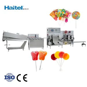 Fully Automatic flat lollipop forming and wrapping machine flat lollipop forming machine