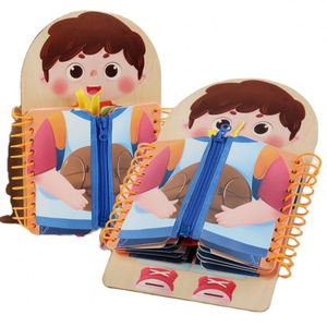 Libro Sensorial Montessori para Niños Ocupados, Juguetes Educativos para Autismo, Libros de Cartón 3D para Bebés, Niños y Niñas - Product Image 1