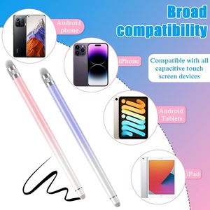 Cao nhạy cảm kép lưới sợi Nib cảm ứng Stylus Bút kim loại iPad iPhone Android Samsung Microsoft bề mặt cho Apple bút chì - Product Image 3