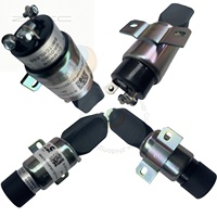 قطع غيار المحرك SAA6D102E-2 PC200-7 صمام كهربائي لمضخة الوقود 600-815-7550 6008157550، صمام كهربائي لإيقاف الوقود