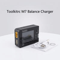 Chargeur intelligent haute performance ToolkitRC M7 200W 10A DC, mini chargeur-déchargeur et testeur de signal pour batteries LiPo 1-6S de drones