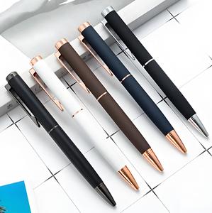 High Quality <strong>Twisty</strong> Business Ball <strong>Pens</strong> Luxury Customized Logo Black Metal Ballpoint <strong>Pen</strong>