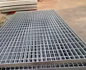 Factory Price Good Quality Stainless Steel Gratings SS316 SS304 Walking Platform Gratings Or HDG Steel Grating