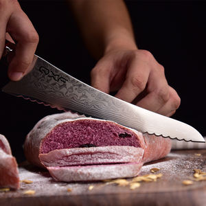 Cuchillo de pan profesional QXF de 8 pulgadas, el cuchillo de pan Damasco de 67 capas más popular con diseño dentado - Product Image 4