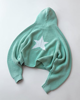 Fournisseur Vérifié de Premier Plan – Sweat à Capuche Tricoté Personnalisé en Gros, Coupe Oversize Boxy, Pull Côtelé, OEM, Marque Privée, Hauts en Tricot Sur Mesure