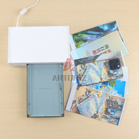 Printer foto termal, Printer foto termal warna kompak 300dpi Printer kulit ponsel portabel pencetakan gambar saku Mini