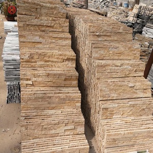 Panneau de parement mural en ardoise de <span class=keywords><strong>grès</strong></span> naturel collé pour l'intérieur et l'extérieur - Product Image 2