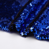 Offre Spéciale 5mm Dense Sparky Sequin Mesh Tissu Multicolore Broderie Tulle Dentelle Matériel Durable Séquence Vêtement Sac