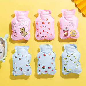 Bouteilles <span class=keywords><strong>d</strong></span>'eau chaude miniatures de dessin animé, chauffe-mains portable avec matériau en flanelle, bouteille <span class=keywords><strong>d</strong></span>'eau chaude - Product Image 6