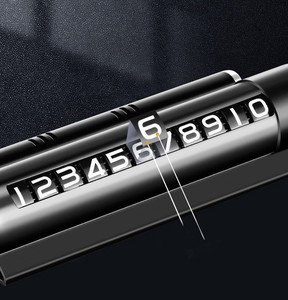 LOGO personnalisé marteau de sécurité de <span class=keywords><strong>voiture</strong></span> panneau de stationnement temporaire plaque de numéro de téléphone mobile - Product Image 5