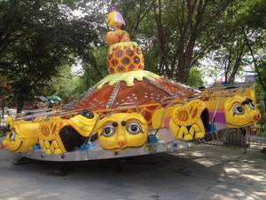 Bee King Dom 32-คนหมุนเครื่องเล่นไฟฟ้าไฟเบอร์กลาสสวนสนุกสำหรับสวนแทรมโพลีนพา<span class=keywords><strong>ร์</strong></span>ค - Product Image 2