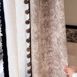 2025 tùy chỉnh Mỹ Retro Rose Manor Red Brown màn rèm cửa & valances cho phòng khách & phòng ngủ - Product Image 4