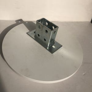 Plaque de <span class=keywords><strong>base</strong></span> de poteau réglable en acier galvanisé au carbone UTT7103 - Product Image 2