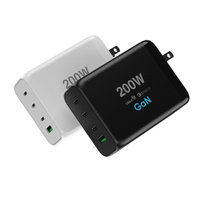 UK Cắm GaN <span class=keywords><strong>Tech</strong></span> 200W QC3.0 + PD3.0 Sạc Nhanh 4 Cổng USB-C Bộ Chuyển Đổi Điện Bộ Sạc Tường - Product Image 2