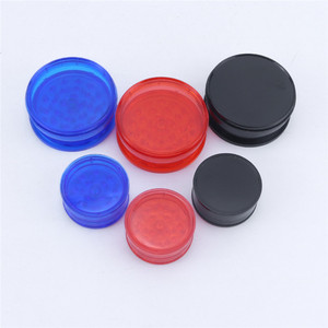 Exquisite Smoker <b>Smoking</b> Tobacco Grinder Accessories 40mm/60mm Plastic Herb Grinder Manual Grinding Dry Herb Spice Tobacco - Product Image 1