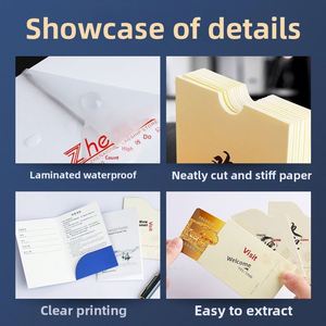 Porta Tarjetas de Visita Personalizado, Funda para Sobres con Cartón y Papel Kraft - Product Image 3