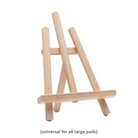 Dudukan Ponsel dan Tablet Kayu Cokelat Muda Trendi, Dekorasi Meja Belajar, Gadget, Mini Easel Lipat untuk Tablet