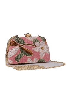 Wholesale Custom 2026 Hot Selling Embroidery Floral Stylish Evening <b>Bag</b> Women's Fashion Evening Clutch <b>Bag</b> - Product Image 6