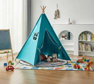 Tente de jeu portable pour enfants, usage intérieur et extérieur, petite tente <span class=keywords><strong>tipi</strong></span> à motif graffiti pour garçons, filles et princesses - Product Image 2