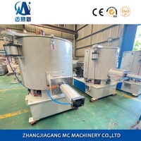 Mélangeur plastique haute vitesse SRL500, machine de chauffage et de mélange de matières premières PVC pour ligne d'extrusion de composés plastiques