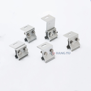 Năng lượng mặt trời Bộ dụng cụ màu thép ngói lịch thi đấu kim loại mái móc Hợp kim nhôm tuyết khóa Clip có thể điều chỉnh gạch phổ kẹp - Product Image 2