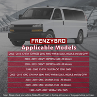 Frenzybro 2 pièces Bras de suspension avant supérieurs avec rotules pour Chevrolet Silverado GMC Sierra 2500/3500/4500 Express