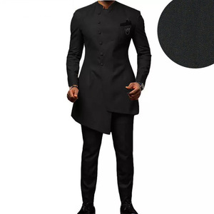 Costumes pour hommes Groom Tuxedo Indian Wedding Wear Casual Man Blazer Men Solid Suit Slim Wedding Suits (Jacket + Pants) 10% - Product Image 3