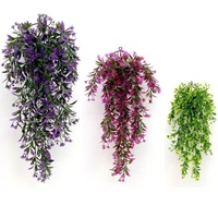 Guirlande murale et suspension de plafond de fleurs artificielles de saule et de fleurs d'oranger simulées, semi-faites à la main, pour décoration intérieure transfrontalière