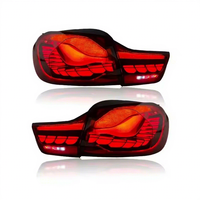 Feux arrière OLED pour BMW Série 4 F32 F82, style GTS, ensemble de feux arrière 2014-2020, feux arrière OLED modifiés à effet écailles de dragon